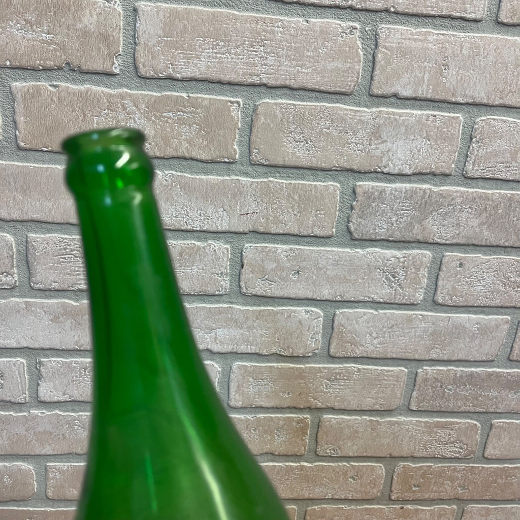 Vintage Plymouth WIS WI Green Sour Bottle Plymouth Spring Bottling Co Quart