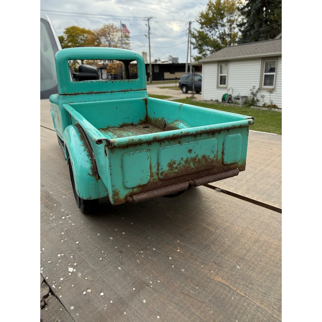 Vintage 1950s International Harvester B Model Pickup Truck Pressed Steel Toy