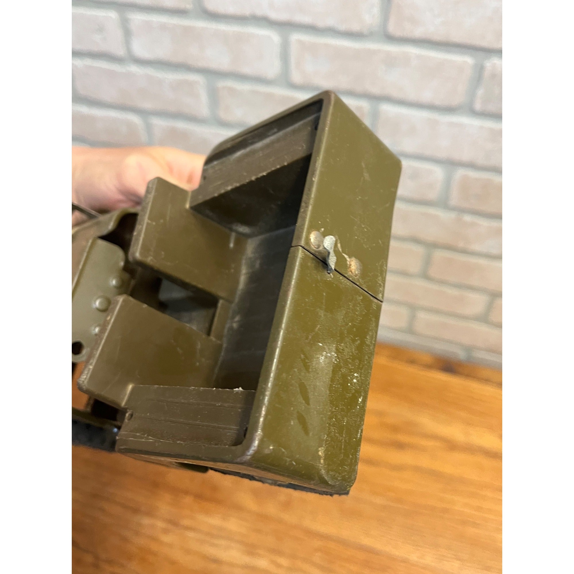 Vintage Tonka Army Green Willys Jeep Pressed Steel Toy GR 2-2431