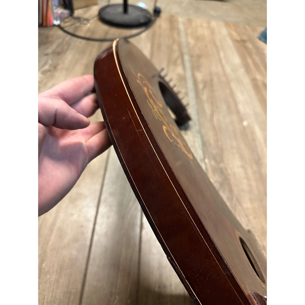RARE Early 1900s Self Playing Auto Hand Harp by Stella Mandolin Co. Antique Instrument