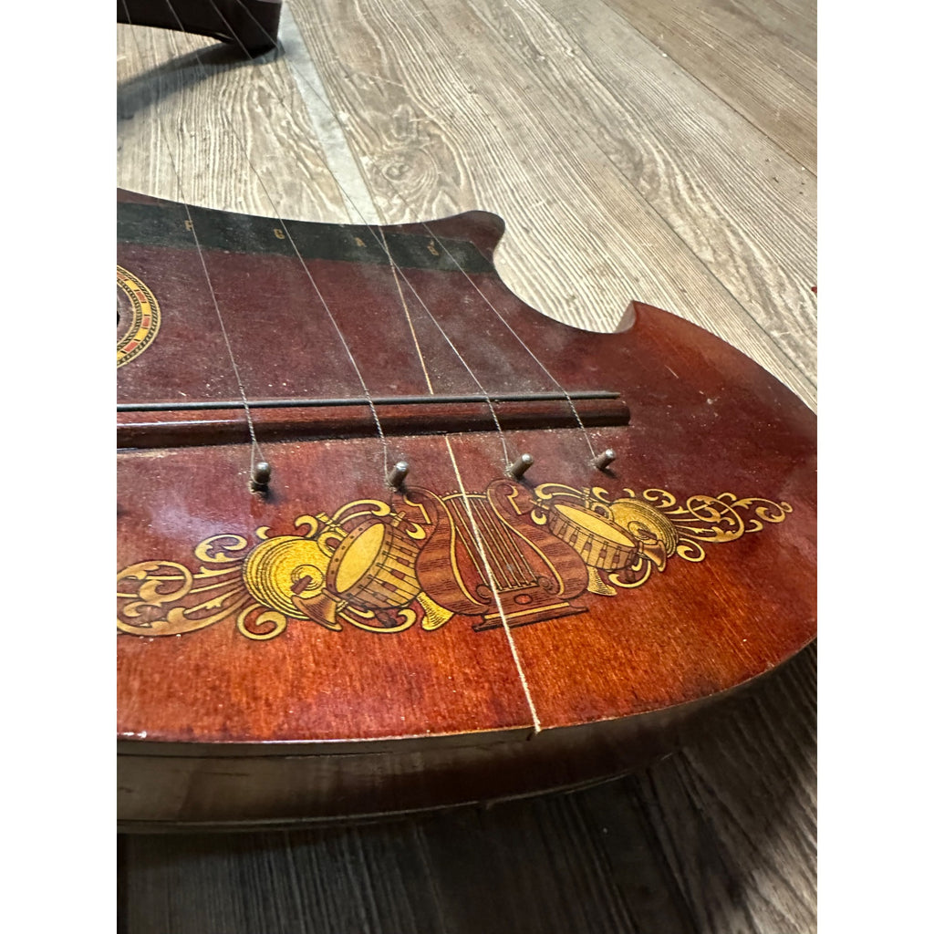RARE Early 1900s Self Playing Auto Hand Harp by Stella Mandolin Co. Antique Instrument
