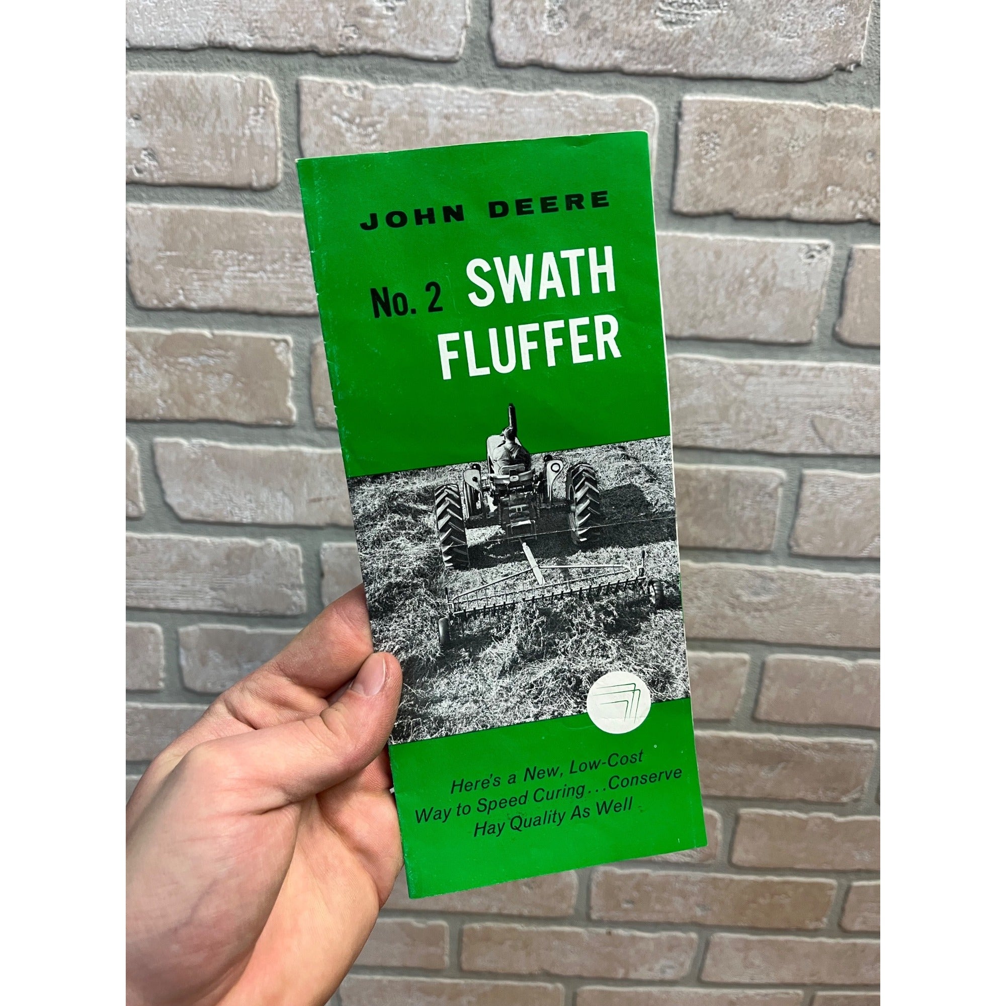 Vintage John Deere No. 2 Swath Fluffer for 1960 Brochure