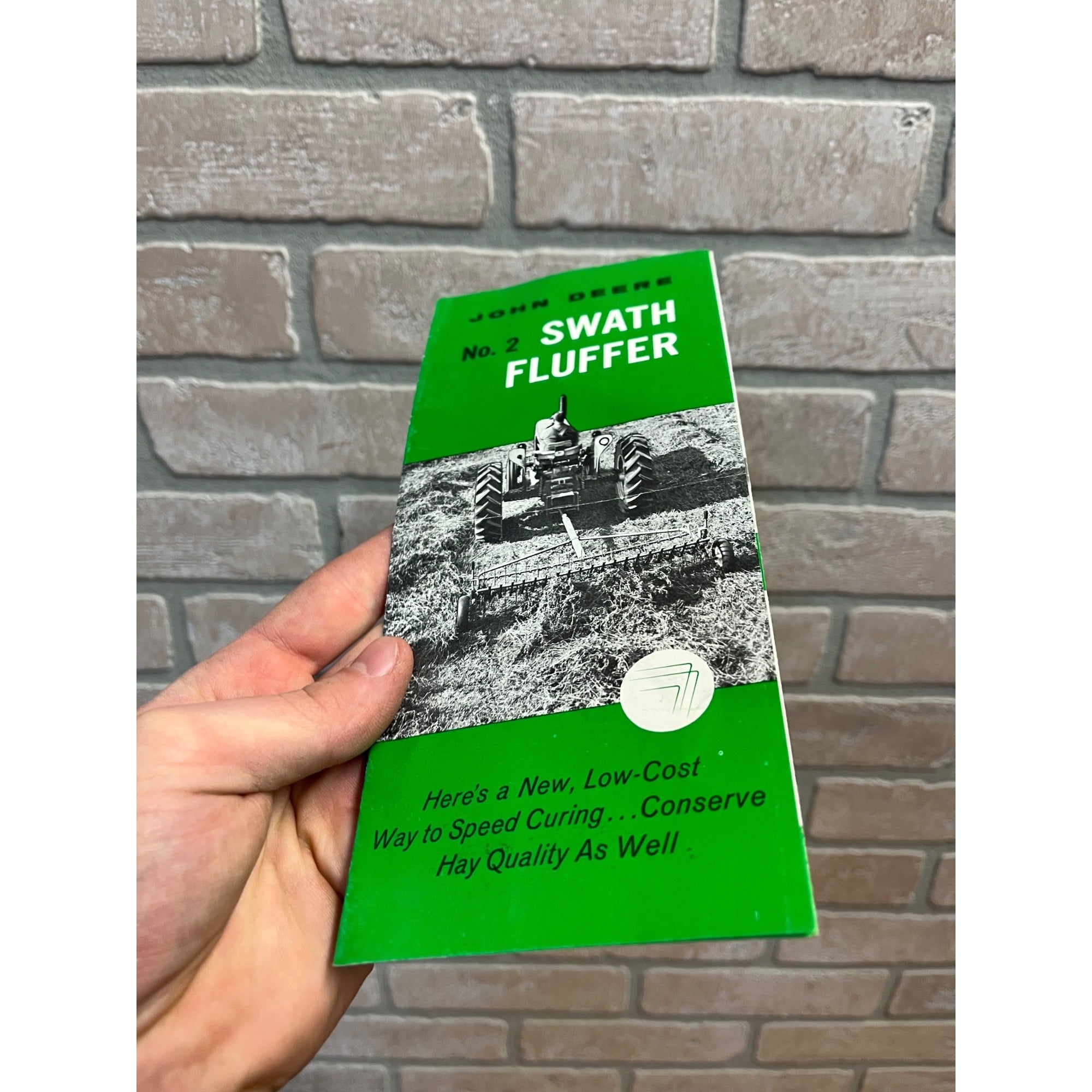 Vintage John Deere No. 2 Swath Fluffer for 1960 Brochure