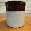 Vintage Two Tone Robinson RRP Pottery Glazed Stoneware Crock Utensil