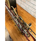 RARE Vintage 1950s Budweiser Beer On Draught Neon Lighted Bar Sign w/ Scrollwork