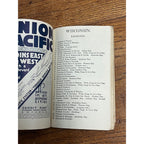 Vintage 1918 Rand-McNally Wisconsin Pocket Map Indexed County & Shippers Guide