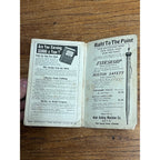 Vintage 1918 Rand-McNally Wisconsin Pocket Map Indexed County & Shippers Guide