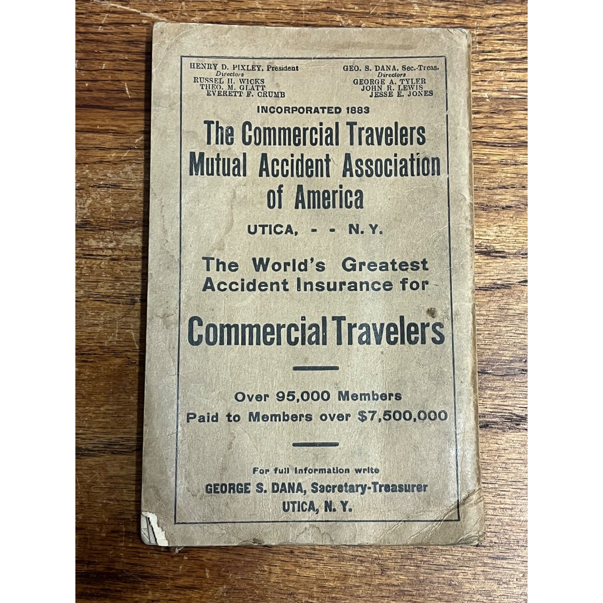 Vintage 1918 Rand-McNally Wisconsin Pocket Map Indexed County & Shippers Guide
