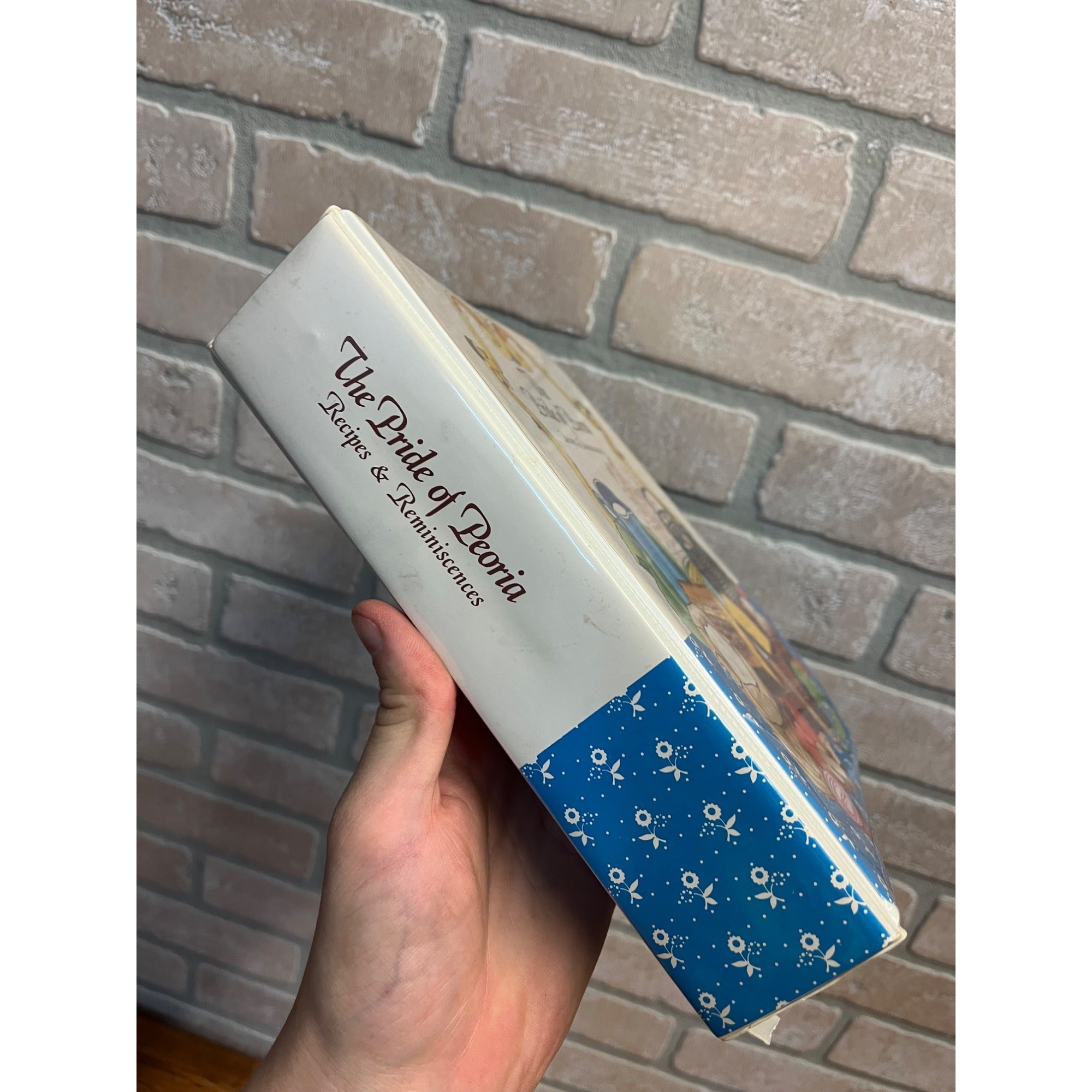 Vintage Pride of Peoria Illinois Recipes & Reminiscences Cook Book Binder 1982