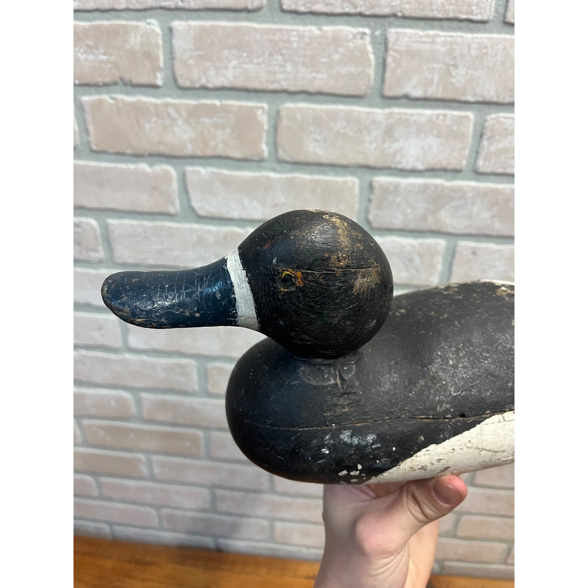 Vintage Mason? Duck Decoy Repainted Bluebill