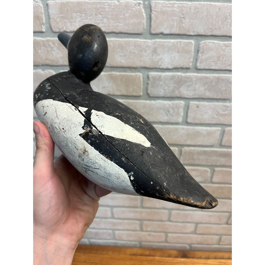 Vintage Mason? Duck Decoy Repainted Bluebill