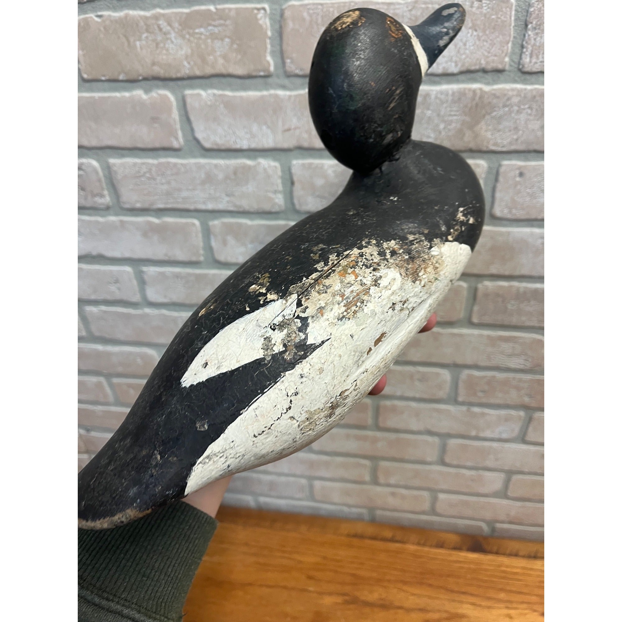 Vintage Mason? Duck Decoy Repainted Bluebill