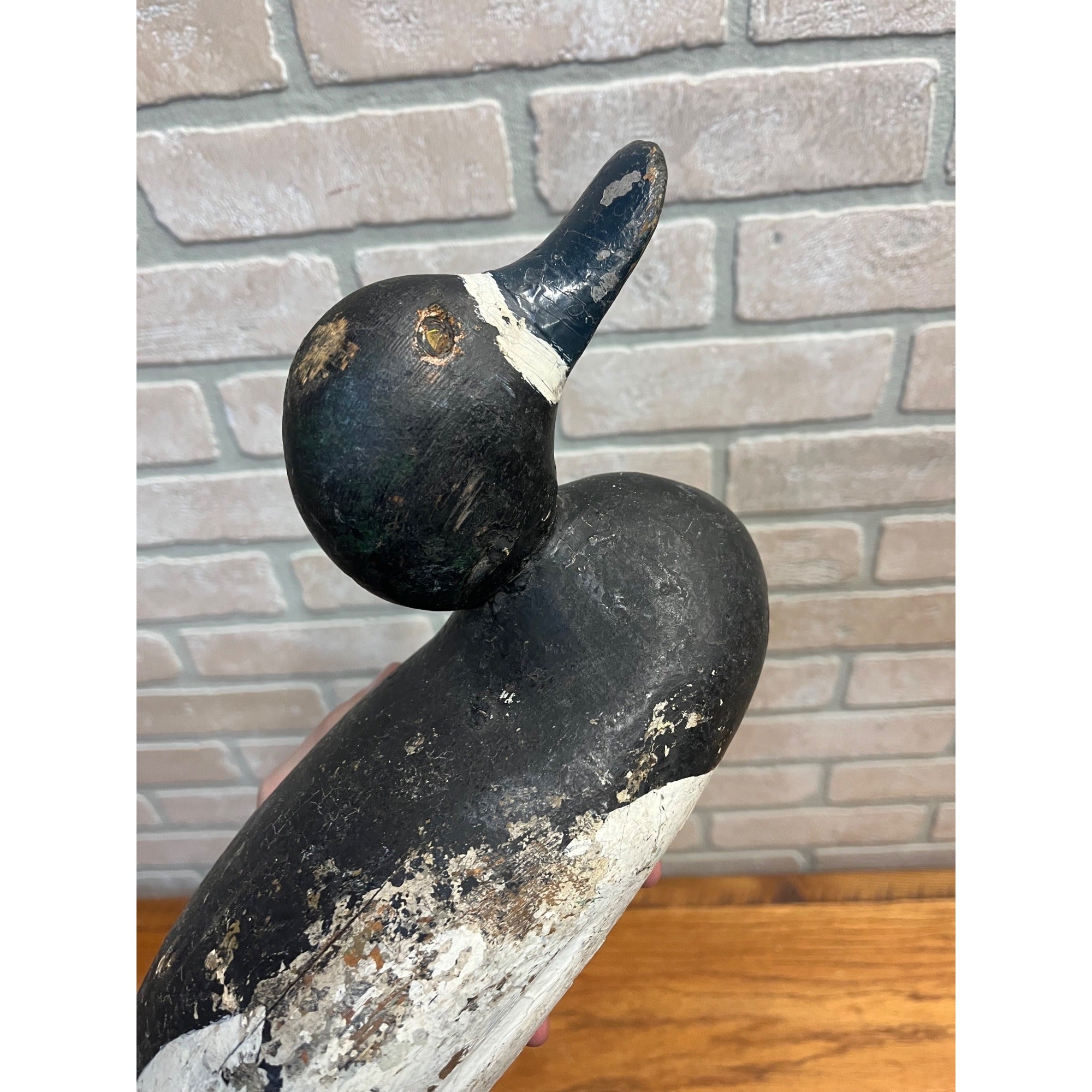 Vintage Mason? Duck Decoy Repainted Bluebill