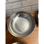 Huge Lot Vintage Old Hall Stainless Steel Salad / Serving Bowl 9.75" MCM Mid-Century