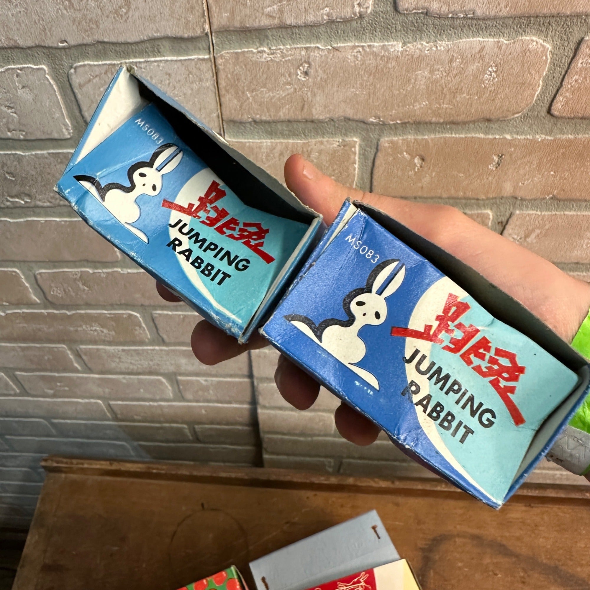 Vintage Lot Tin China Toys Jumping Rabbit Goose Dog Cart Duck Pulling Barrow