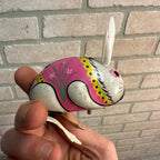 Vintage Lot Tin China Toys Jumping Rabbit Goose Dog Cart Duck Pulling Barrow