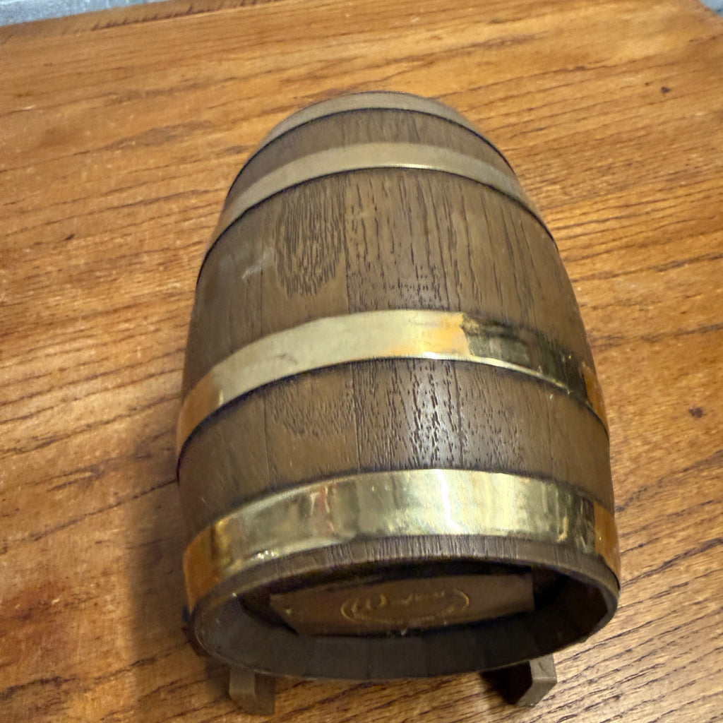 Vintage Waupun Wis Savings & Loan Barrel Bank Money Saver