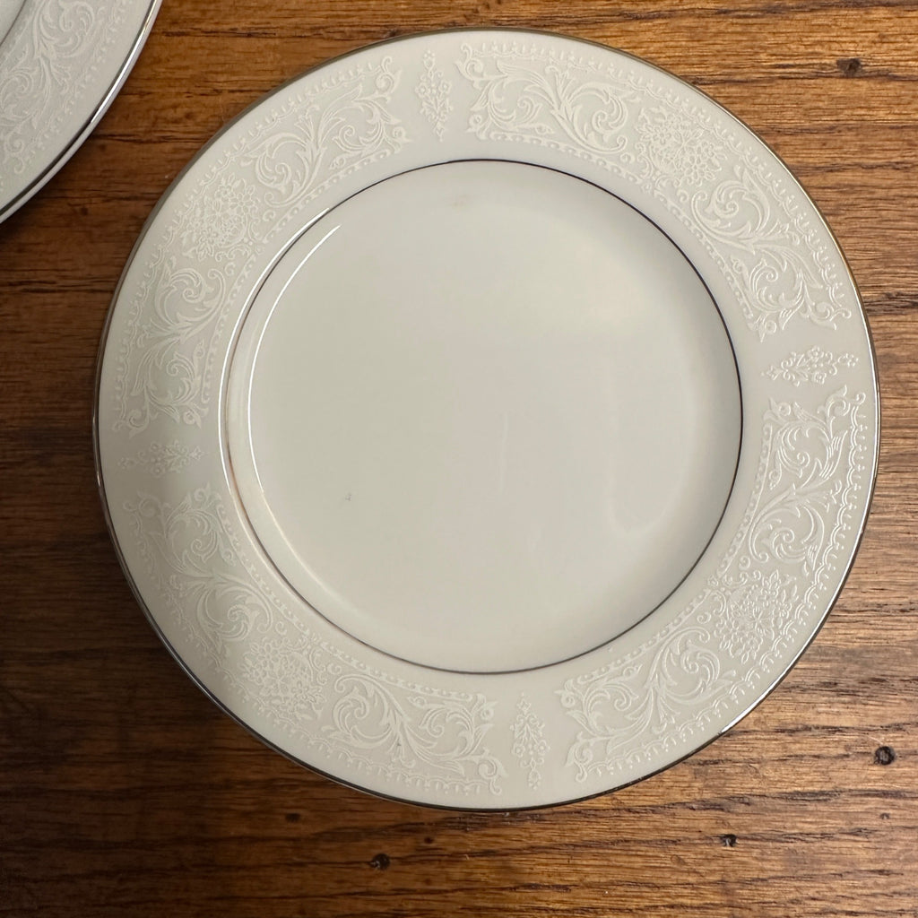 Salem Translucent Fine China NOS Place Setting Set Salad and Dessert Plate