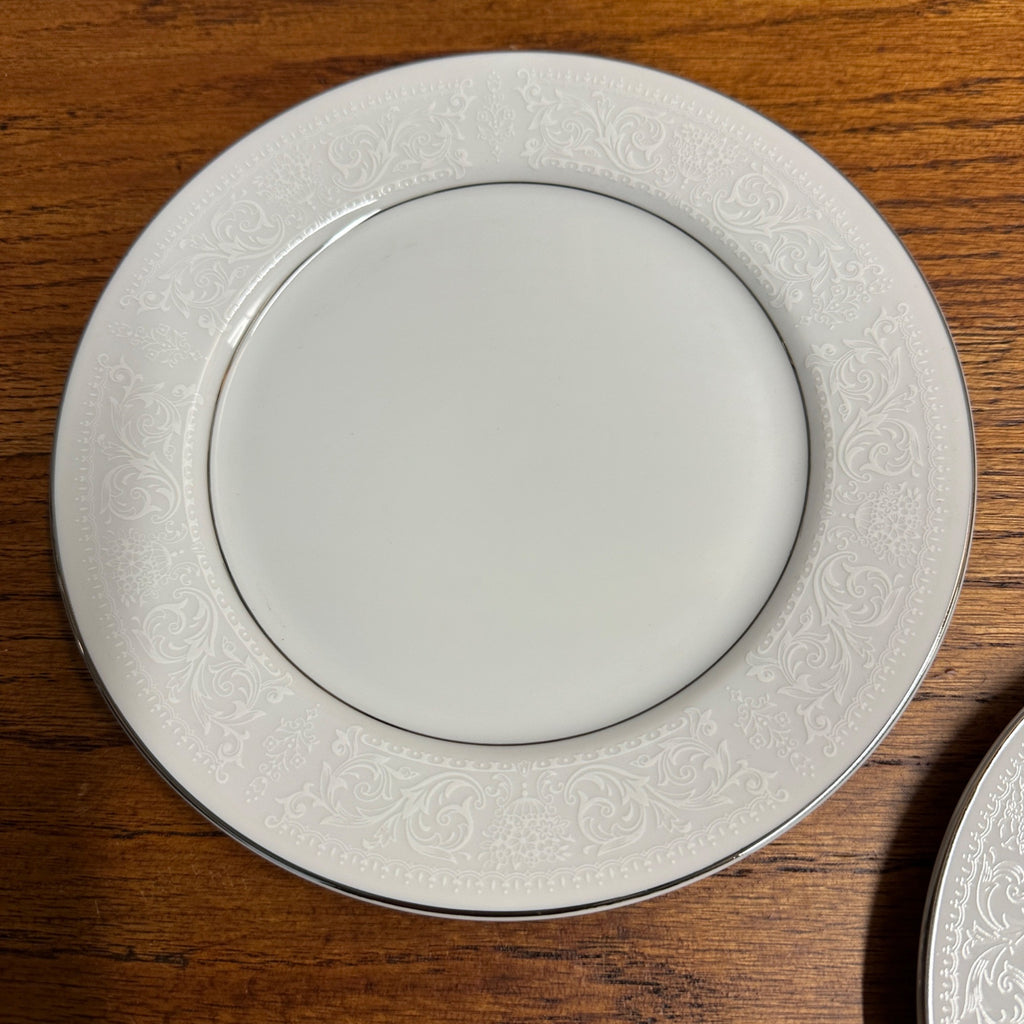 Salem Translucent Fine China NOS Place Setting Set Salad and Dessert Plate