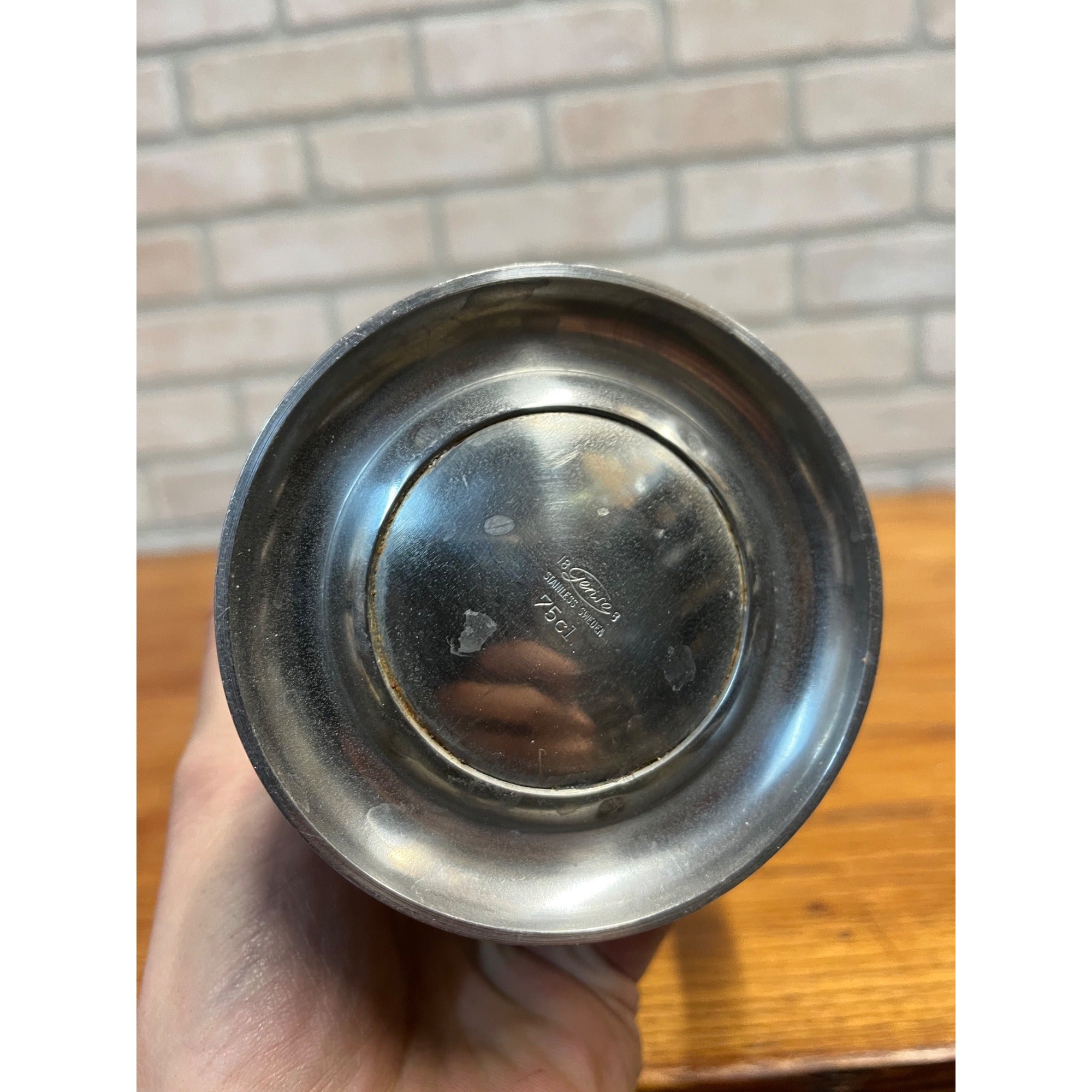 Vintage MCM 1960s Gense Stainless Steel Coffee Pitcher Sweden 75cL Folke Arström