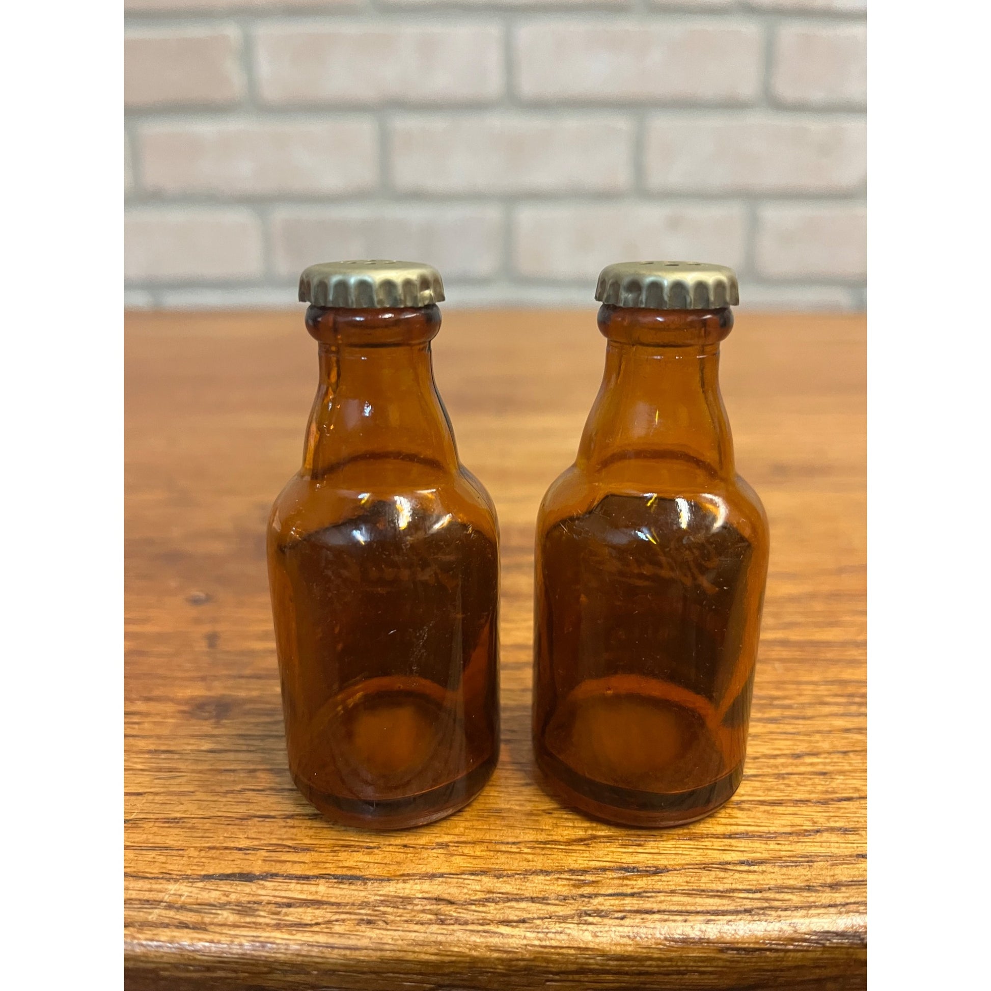Vintage Blatz Old Heidelberg Mini Beer Bottles Salt and Pepper Shakers Milwaukee