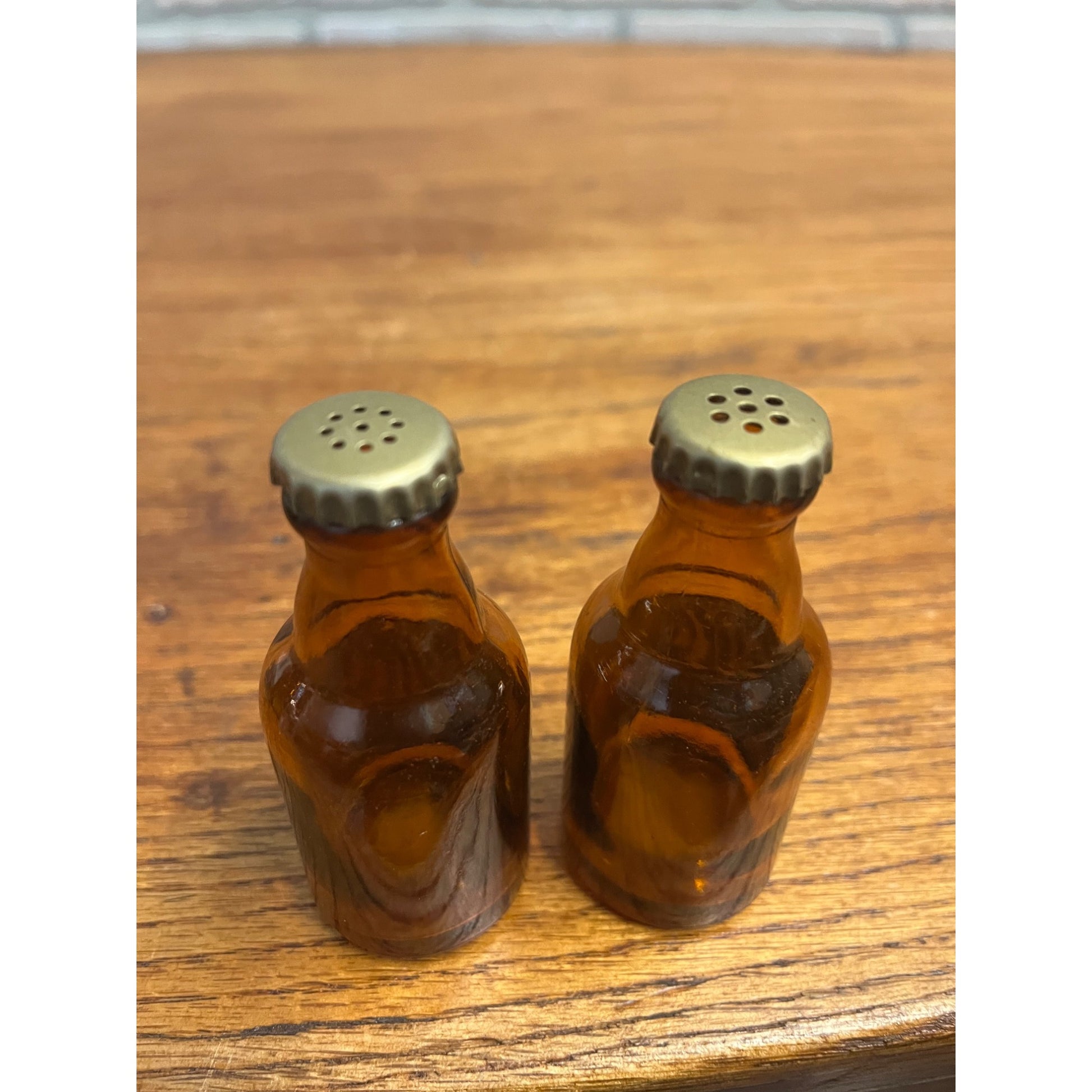 Vintage Blatz Old Heidelberg Mini Beer Bottles Salt and Pepper Shakers Milwaukee