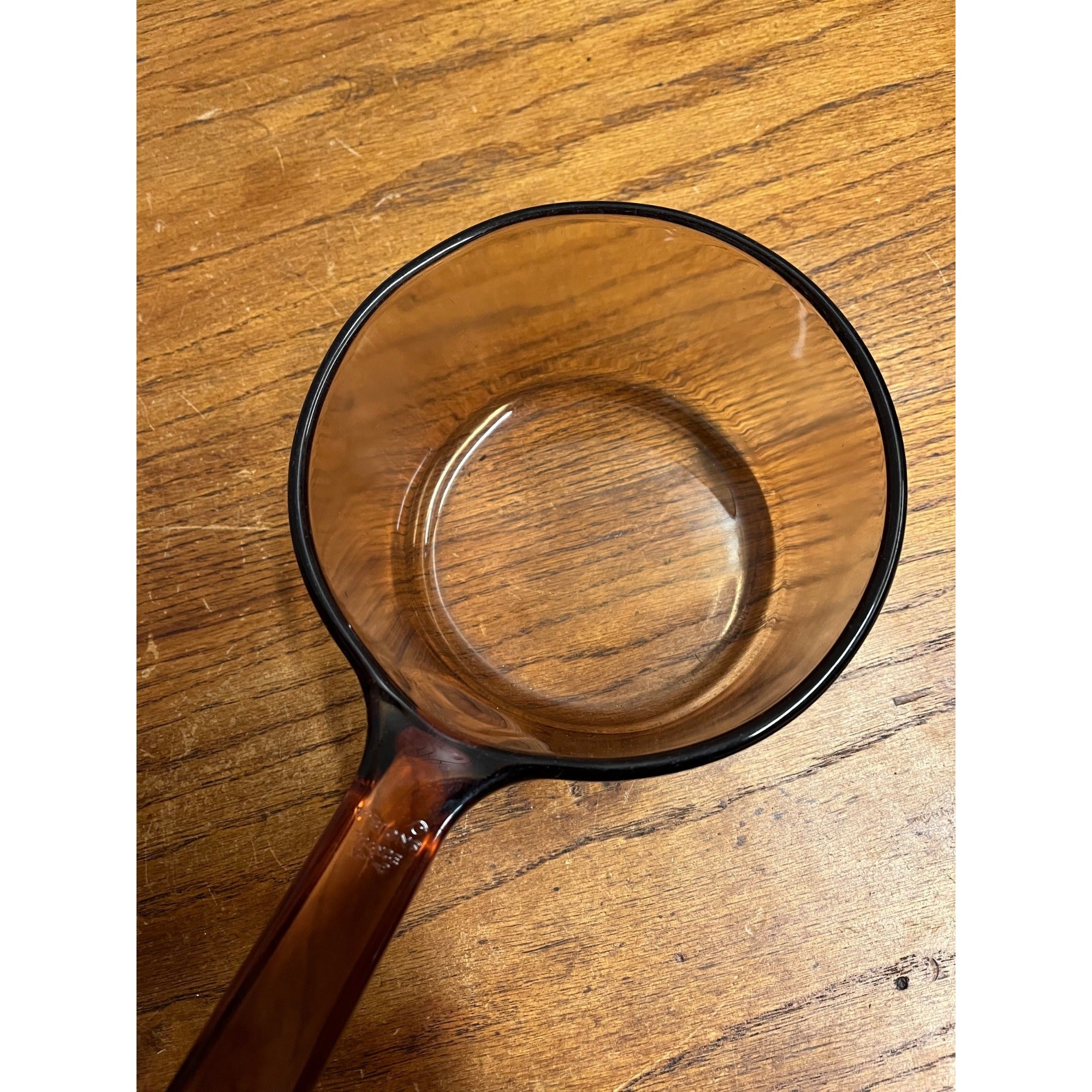 Corning Amber Vision Ware V-1-B 1 Qt. Pot with Pyrex Lid P-81-C France