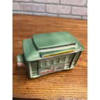 1968 Jim Beam San Francisco Trolley Cable Car Powell & Mason Streets Decanter