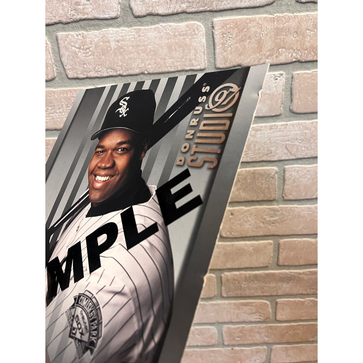 1997 Donruss Studio Portrait Sample #1 Frank Thomas White Sox Oversized Card 8x10