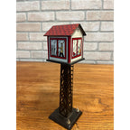 Vintage Marx Model Railroad Lighted Switch Control/telegraph Tower 9.25" Tall