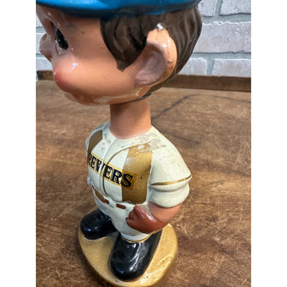 Vintage 1967 Milwaukee Brewers Original Bobblehead Nodder Japan