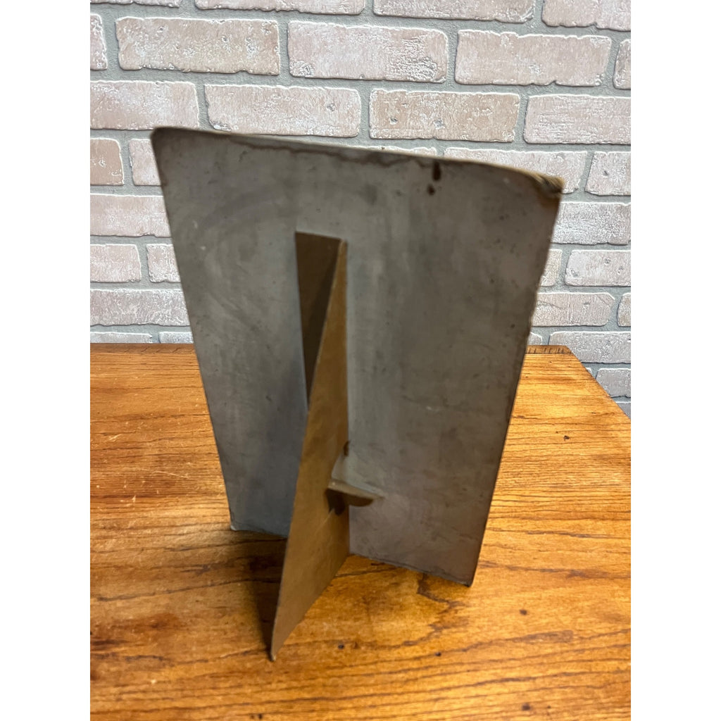 Vintage Silver Dollar Save Wood Burner Stove Advertising Store Display Sign