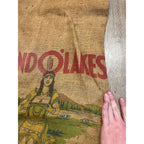 Original LAND O LAKES Princess Seed Grain Sack Advertising Bag