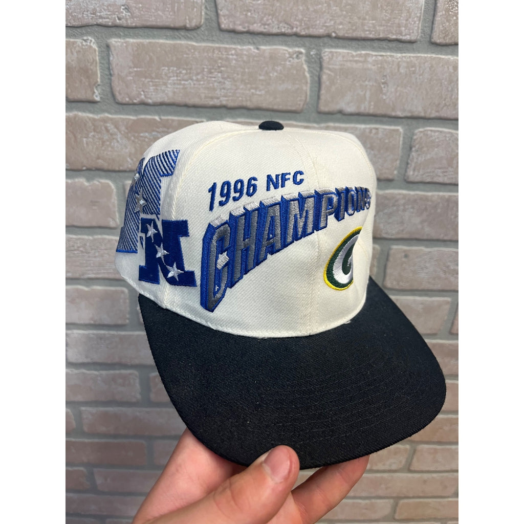 1996 NFC Champions Green Bay Packer Hat Cap NFL One Size Proline Snapback NWOT