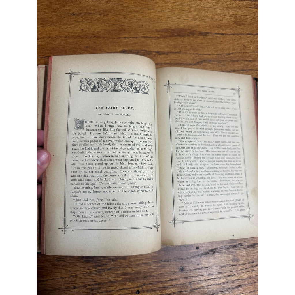 1880 The Casket of Literary Gems by A. Craig Hardcover Book Antique Vintage