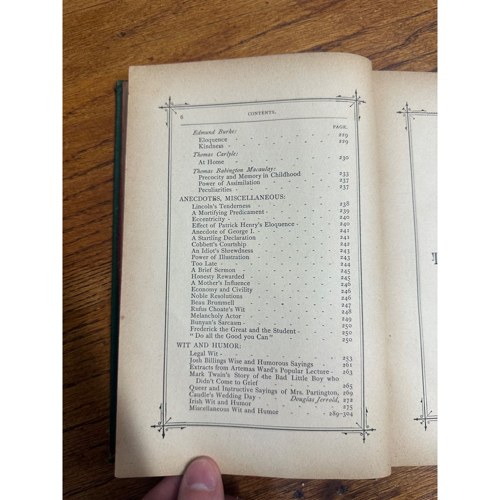 1880 The Casket of Literary Gems by A. Craig Hardcover Book Antique Vintage