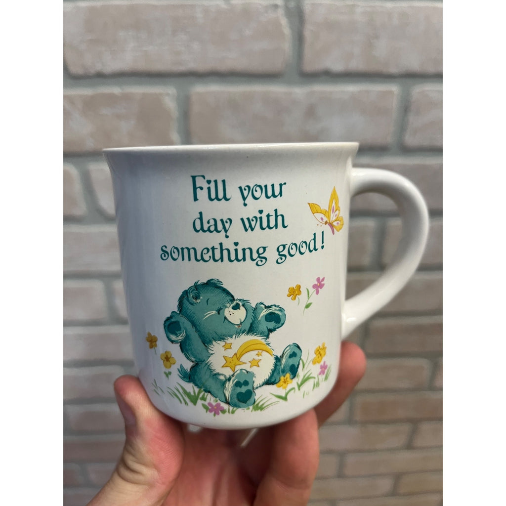 Vintage 1983 Care Bears Mug Fill Your Day with Something Good American Greetings