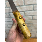 Vintage Buck Knife Western Hunting Rawhide Wrapped 12.5" Long