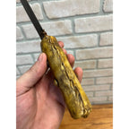 Vintage Buck Knife Western Hunting Rawhide Wrapped 12.5" Long