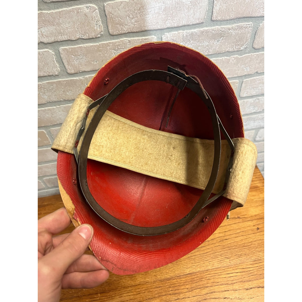 Vintage Chevy Soap Box Derby Racing Helmet Chevrolet GM Car Accessory Red Hat