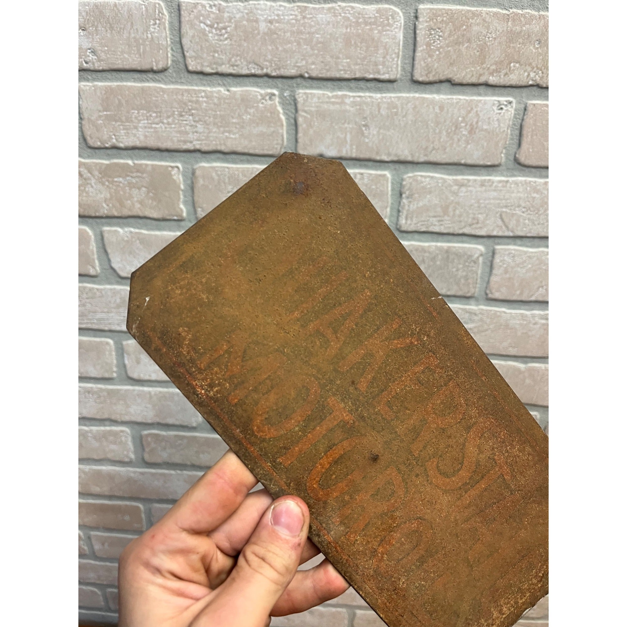 Rare Quaker State Motor Oil Can Store Display Lube Rack Advertising Sign