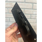 Vintage Mail Delivery Slot Door Mailbox Eastlake Victorian Cast Iron Metal