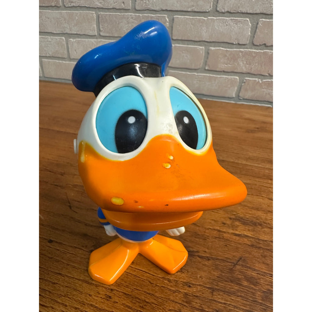 Vintage Walt Disney 1976 Donald Duck Chatter Chum 7"" Pull String Toy Mattel