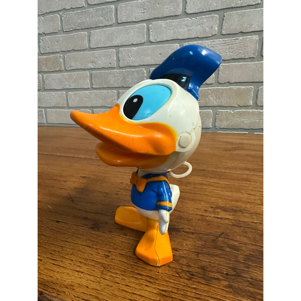Vintage Walt Disney 1976 Donald Duck Chatter Chum 7"" Pull String Toy Mattel