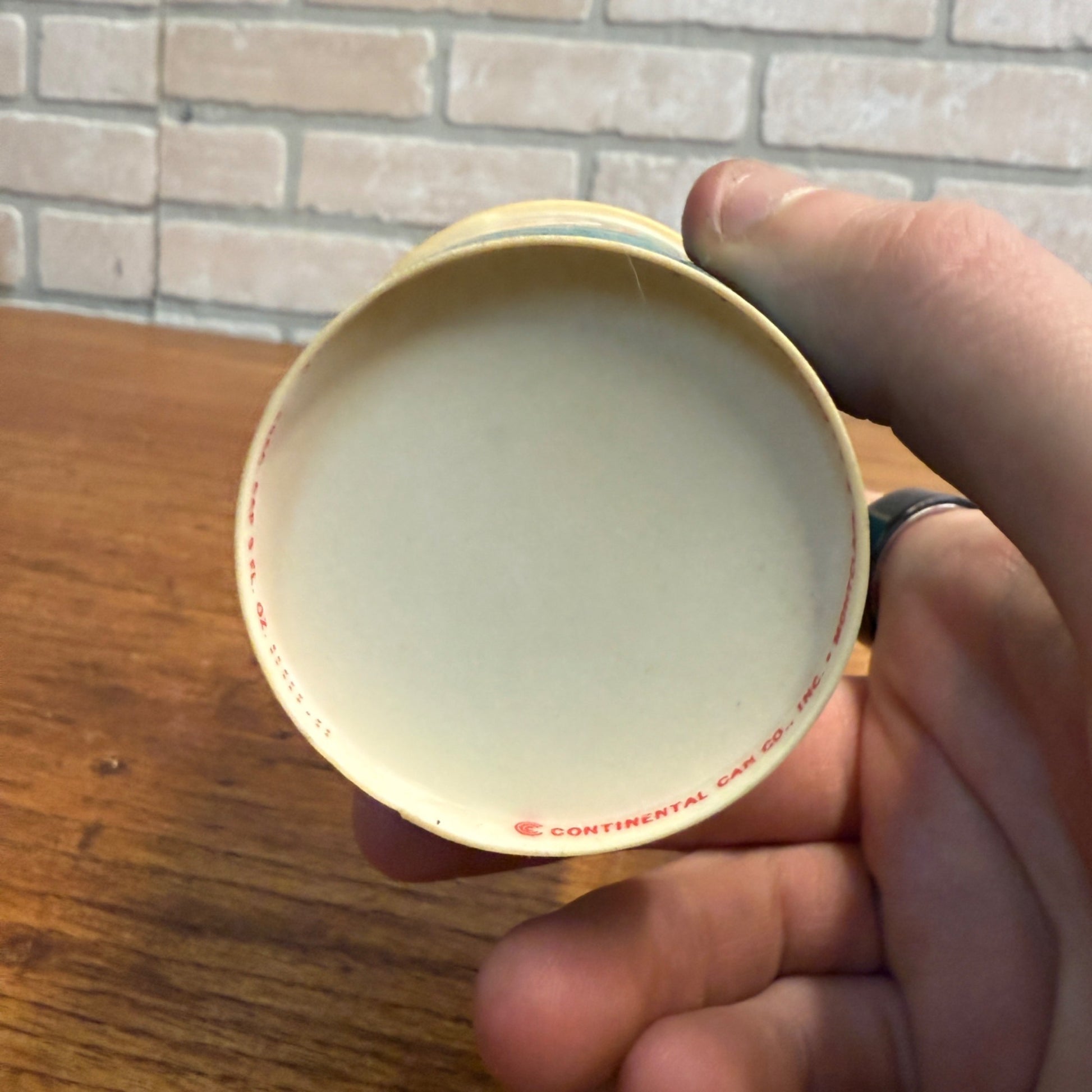 SCARCE 1950 Squirt 9oz Paper Wax Blue Promotional Cup w/ Squirty