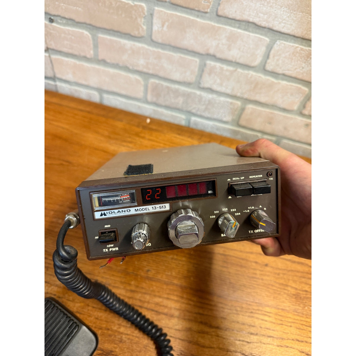 Vintage Midland International 13-513 220MHz Ham Amateur Radio Transceiver