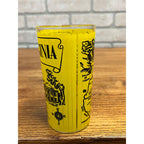 Vintage State Drinking Glass West Virginia Hazel Atlas Map and Attractions