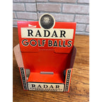 Vintage Radar Golf Balls Store Counter Top Display Advertising Sign