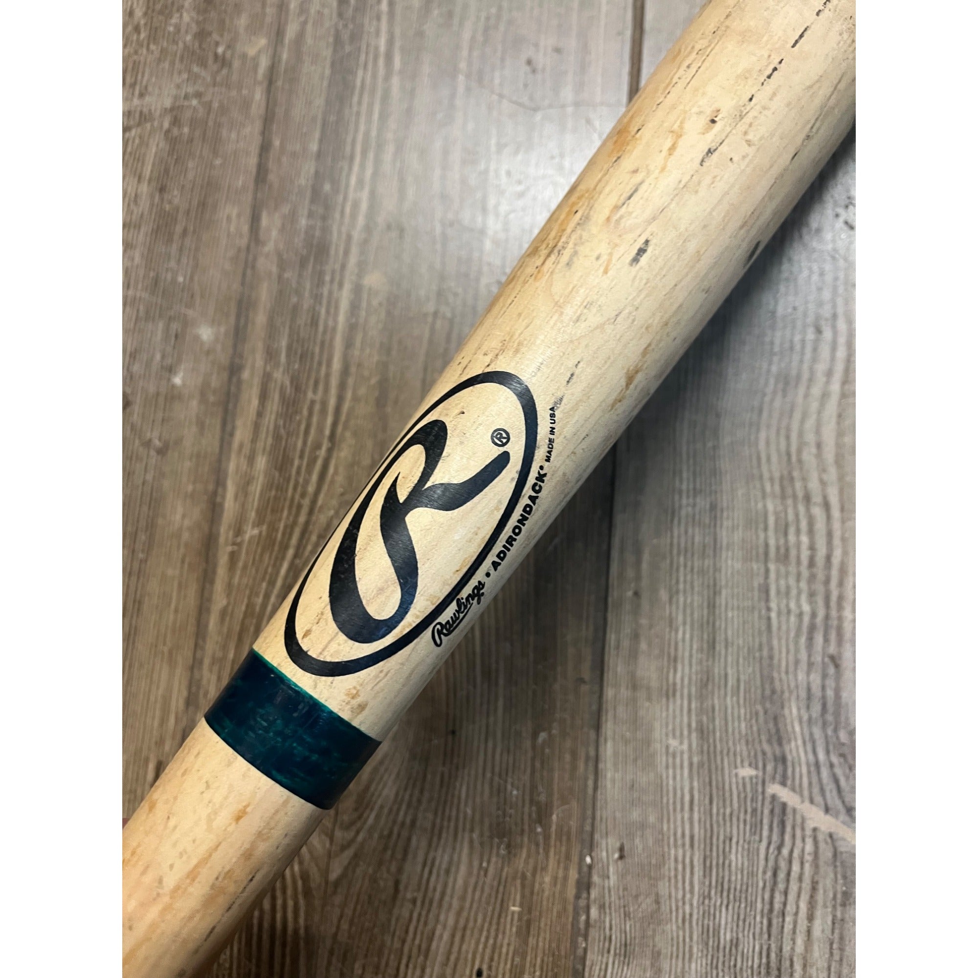 Daric Barton Original Game Used Baseball Bat MLB Pro Rawlings Oakland A's Athletics