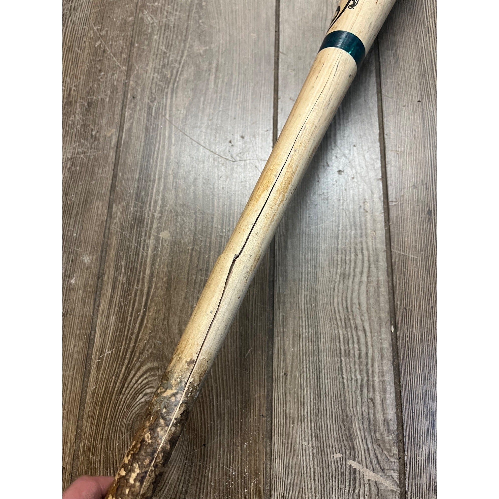 Daric Barton Original Game Used Baseball Bat MLB Pro Rawlings Oakland A's Athletics